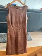 Leren kleedje Bruin Van Hassels, Kleding | Dames, Ophalen, Bruin, Zo goed als nieuw, Knielengte