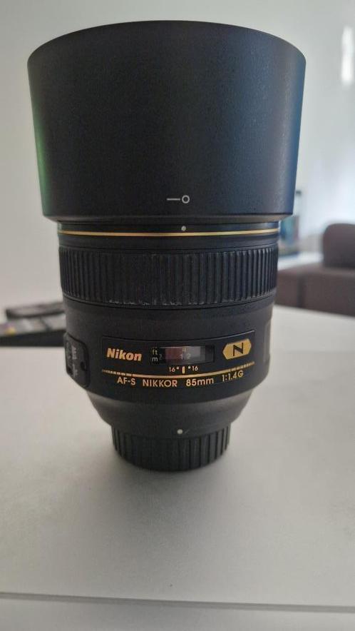 Lens Nikon AF-S 85mm 1.4G - Perfecte staat, Audio, Tv en Foto, Foto | Lenzen en Objectieven, Zo goed als nieuw, Standaardlens