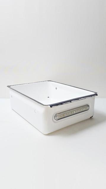FRIGIDAIRE lade - vintage emaille dienblad uit de jaren 50 beschikbaar voor biedingen