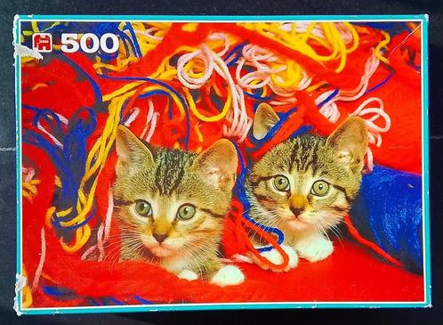 Puzzel katten (Jumbo) 500 stukjes, Hobby en Vrije tijd, Denksport en Puzzels, Ophalen of Verzenden
