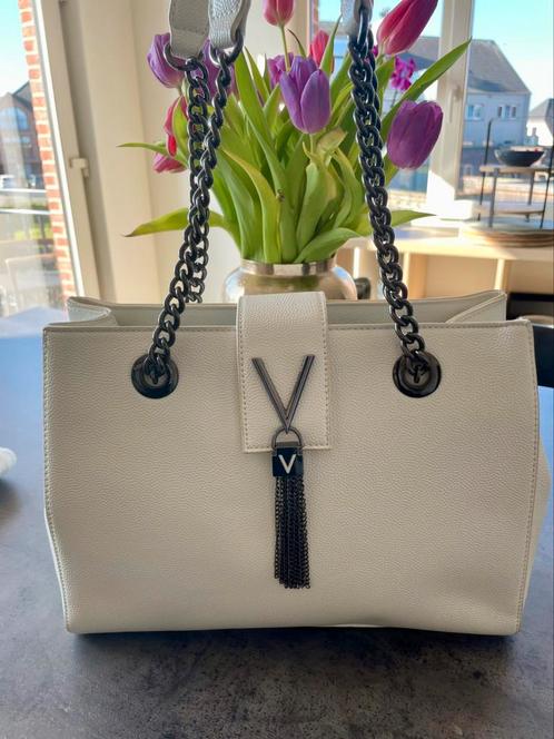 Valentino schoudertas wit kobalt, Handtassen en Accessoires, Tassen | Damestassen, Zo goed als nieuw, Wit, Ophalen of Verzenden