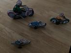 Blikken vintage speelgoed motorrijders, Antiek en Kunst, Ophalen