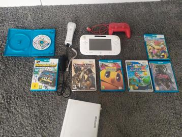 Nintendo WIU + controllers + handheld + 7 games beschikbaar voor biedingen