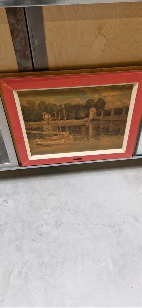 Claude Monet - De brug in Argenteuil, Antiek en Kunst, Kunst | Schilderijen | Klassiek, Ophalen