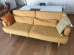 Mosterdgele slaapbank / 3-zit zetel – Maison du Monde, Huis en Inrichting, Ophalen, Gebruikt, Driepersoons, 75 tot 100 cm
