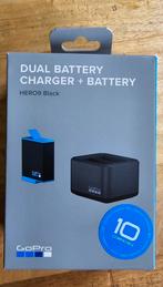 GoPro dubbele oplader + batterij (HERO 9+10), Nieuw, Ophalen of Verzenden, GoPro