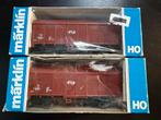 Marklin HO - 2 wagons marchandise NS 4402, Enlèvement ou Envoi, Courant alternatif, Wagon, NS