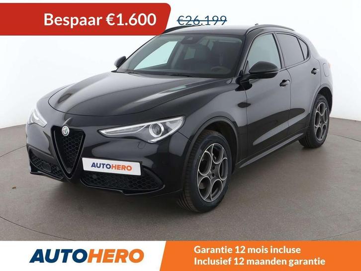 Alfa Romeo Stelvio 2.0 Turbo Q4 B-Tech (bj 2019, automaat), Auto's, Alfa Romeo, Te koop, Stelvio, 4x4, ABS, Achteruitrijcamera