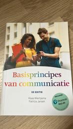 Basisprincipes van communicatie, 5e editie met MyLabNL toega, Ophalen of Verzenden, Zo goed als nieuw, Nederlands, Klaas Wiertzema; Patricia Jansen