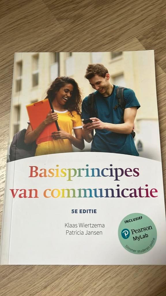 Basisprincipes van communicatie, 5e editie met MyLabNL toega, Boeken, Schoolboeken, Zo goed als nieuw, Nederlands, Ophalen of Verzenden