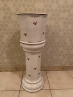 Zuil met bloempot, Huis en Inrichting, Woonaccessoires | Zuilen en Pilaren, Ophalen, Zo goed als nieuw