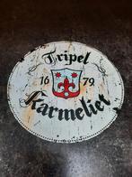 reclamebord  trippel karmeliet, Ophalen of Verzenden, Reclamebord