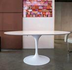 Eettafel rond wit 130cm, Huis en Inrichting, Ophalen, Gebruikt