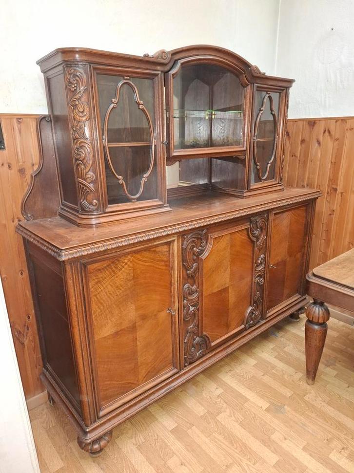 A SAISIR Ce trio d ameublement antique magnifique, Antiek en Kunst, Antiek | Kantoor en Zakelijk, Ophalen of Verzenden