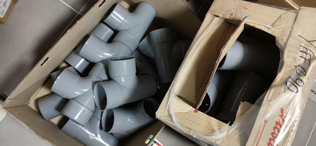 Raccords PVC Nicoll vendus à la pièce : coudes, tés, ..., Bricolage & Construction, Tuyaux & Évacuations, Neuf, Évacuation, PVC