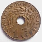 Munteenheid: Nederlands-Indië: 1 cent 1945, Postzegels en Munten, Ophalen of Verzenden, Zuidoost-Azië, Losse munt