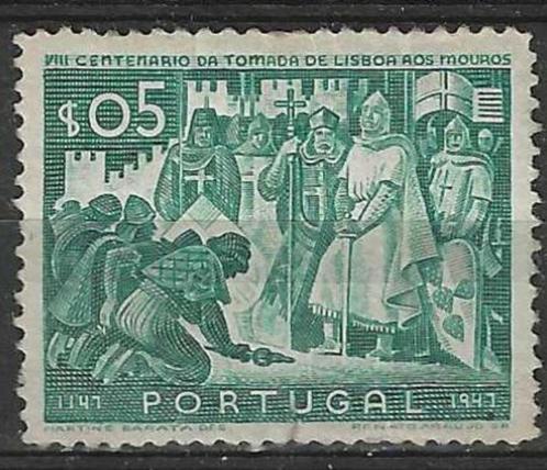 Portugal 1947 - Yvert 696 - Herovering van Lissabon (ST), Timbres & Monnaies, Timbres | Europe | Autre, Affranchi, Portugal, Envoi