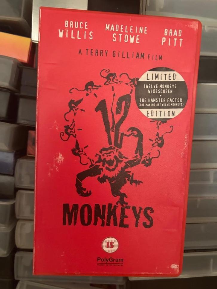 12 Monkeys, Cd's en Dvd's, VHS | Film, Gebruikt, Science Fiction en Fantasy, Ophalen of Verzenden