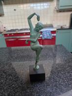 Art Deco Sculpture - Dancing Woman - By DENIS -, Antiek en Kunst, Ophalen
