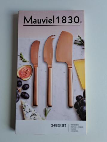 NEUF - Lot de 3 couverts à fromage MAUVIEL 1830 beschikbaar voor biedingen