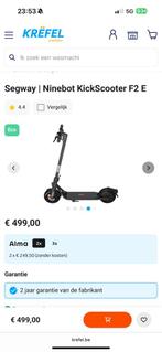 Trottinettes électrique ninebot kickscooter f2 e, Ophalen, Gebruikt, Ninebot