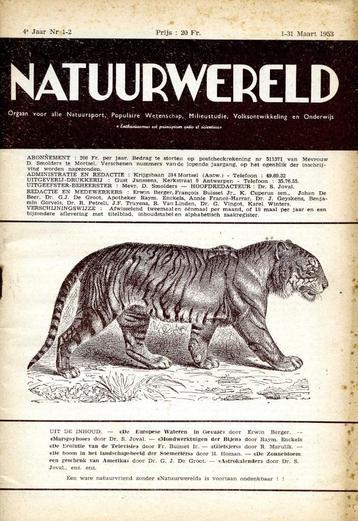 Natuurwereld           39 stuks periode 1951-1953 beschikbaar voor biedingen
