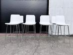 Vitra HAL RE Stoel High - 9 stuks - Jasper Morrison, Huis en Inrichting, Stoelen, Kunststof, Wit, Ophalen of Verzenden, Zo goed als nieuw