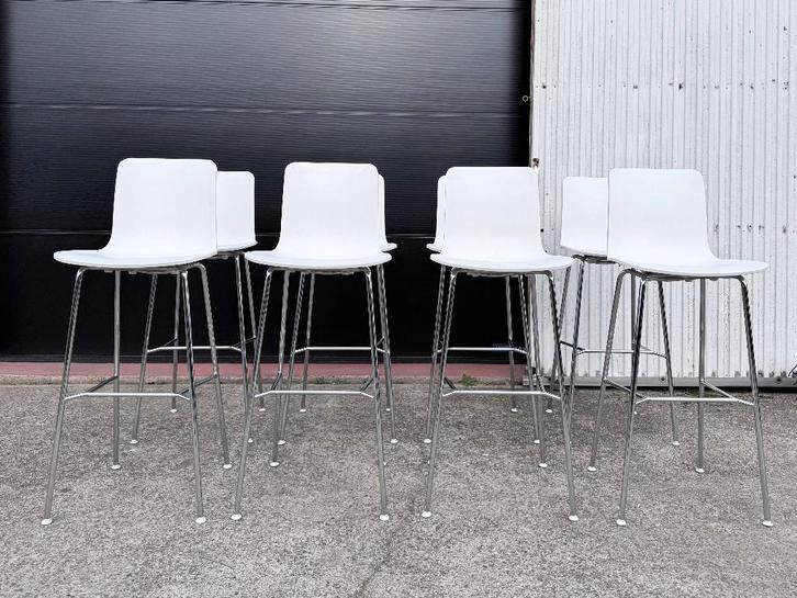 Vitra HAL RE Stoel High - 9 stuks - Jasper Morrison, Huis en Inrichting, Stoelen, Zo goed als nieuw, Vijf, Zes of meer stoelen