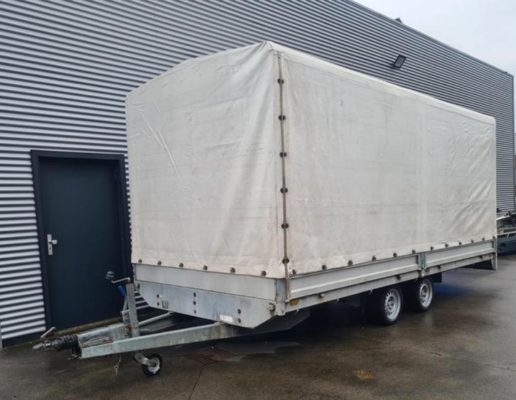 SARIS Plateauwagen-Huifaanhanger 3500 kg, Auto diversen, Aanhangers en Bagagewagens, Gebruikt, Ophalen