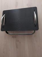 Zwart voetensteuntje, Enlèvement ou Envoi, Utilisé, Noir, Métal