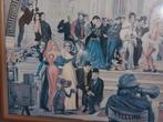 Grote kader met filmfiguren, Ophalen