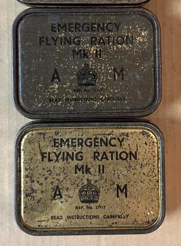 WO2 - RAF - Emergency Flying Ration Mk 2 - Air Ministry, Collections, Objets militaires | Seconde Guerre mondiale, Enlèvement ou Envoi