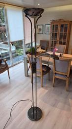 Lampe halogène double, Maison & Meubles, Lampes | Lampadaires, Enlèvement, Utilisé, Métal, 150 à 200 cm