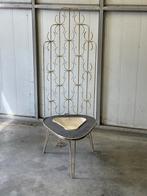 Zeldzame vintage plantentafel, jaren 50/60, Ophalen, Minder dan 45 cm, Gebruikt, Metaal of Aluminium