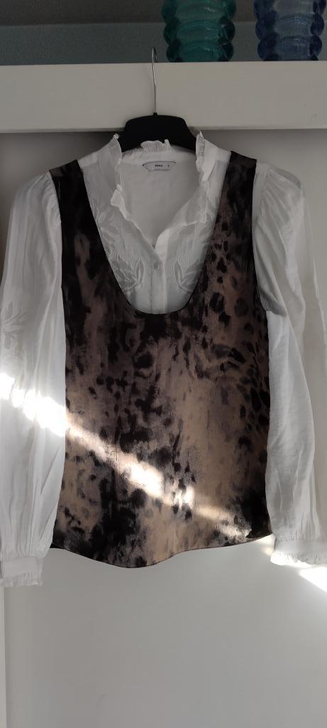 Nieuw Top/ bloesje ZARA met M, Kleding | Dames, Blouses en Tunieken, Nieuw, Maat 38/40 (M), Zwart, Verzenden