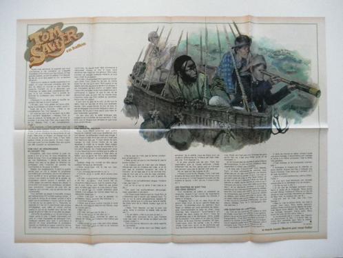 Poster Spirou 2204 - Tom Sawyer - Follet Godi - 10 juin 1980, Boeken, Stripverhalen, Zo goed als nieuw, Eén stripboek, Ophalen of Verzenden
