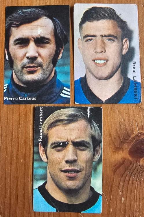 1969-73 Victoria (pre panini) 3 chromos/stickers Club Brugge, Hobby en Vrije tijd, Stickers en Plaatjes, Gebruikt, Meerdere plaatjes