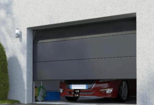 sectionale garagepoort automatisch in kit GRIJS H. 200 cm B, Doe-het-zelf en Bouw, Deuren en Vliegenramen, Gebruikt, Ophalen