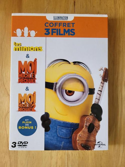 Coffret DVD Moi Moche et Méchant / Minions (3 films), CD & DVD, DVD | Films d'animation & Dessins animés, Américain, Coffret, Tous les âges