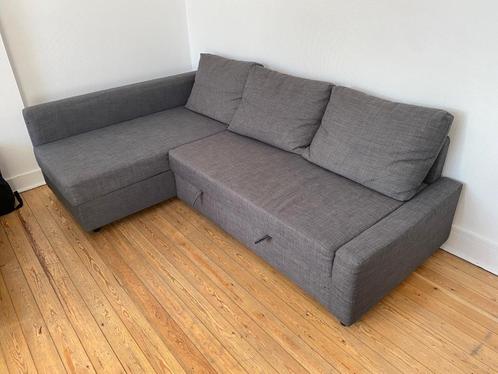 Canapé convertible IKEA FRIHETEN Gris, Huis en Inrichting, Slaapkamer | Slaapbanken, Gebruikt, Overige maten, Overige maten, Tweepersoons