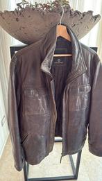 Lederen jas dikke kwaliteit, Bruin, Maat 48/50 (M), Milestone, Ophalen of Verzenden