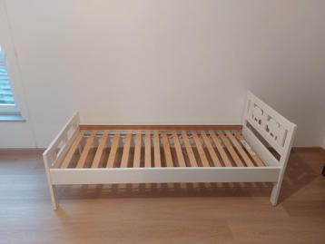 Wit Kinderbed zonder matras, Kinderen en Baby's, Kinderkamer | Bedden, Ophalen