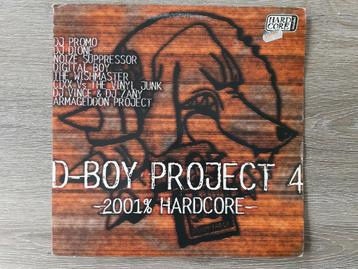 D-boy project 4 - 2001% hardcore 2x 12" vinyl single beschikbaar voor biedingen