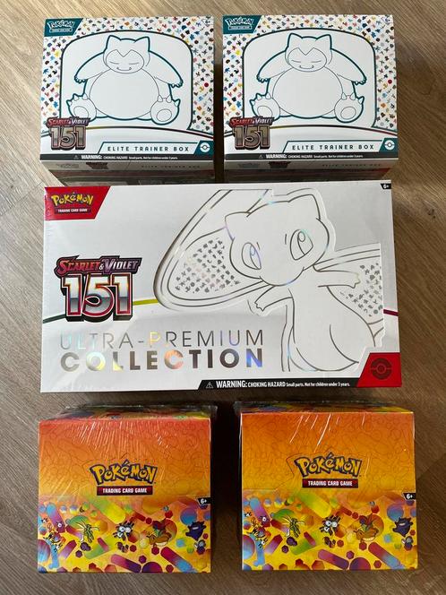 Pokémon 151 Sealed UPC, ETB en mini tin displays, Hobby en Vrije tijd, Verzamelkaartspellen | Pokémon, Nieuw, Boosterbox, Ophalen of Verzenden