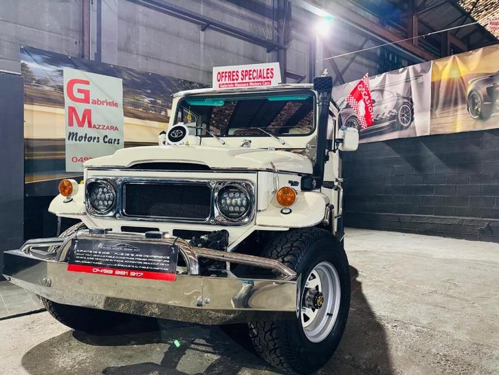 Toyota Land Cruiser, Auto's, Toyota, Bedrijf, Te koop, Landcruiser, Lederen bekleding, Metaalkleur, Radio, Diesel, 3 deurs, Handgeschakeld