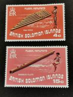Solomon Islands 1973 - muziek - muziekinstrumenten, panfluit, Ophalen of Verzenden, Postfris
