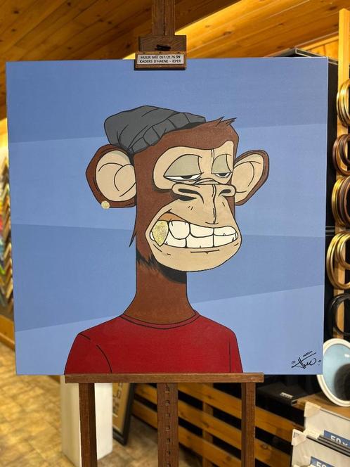 SUPER bored NFT APE, Antiek en Kunst, Kunst | Schilderijen | Modern, Ophalen of Verzenden