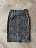 Kokerrok met Gouden Ritsen - Maat M (valt als S), Kleding | Dames, Rokken, Zwart, Ophalen of Verzenden, Zo goed als nieuw, Maat 36 (S)