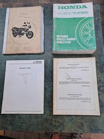 Te koop volledige set technische handboeken Honda CX500TURBO beschikbaar voor biedingen