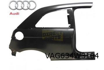 Audi A1 (6/10-11/18) zijwand Rechts achter (snijdeel) (3-drs beschikbaar voor biedingen